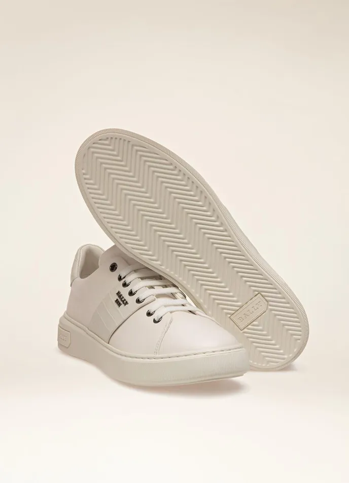Men Bally Sneakers Mattye 8211 Leather Sneakers In White