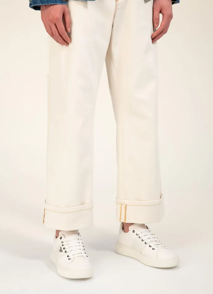 Men Bally Sneakers Mattye 8211 Leather Sneakers In White