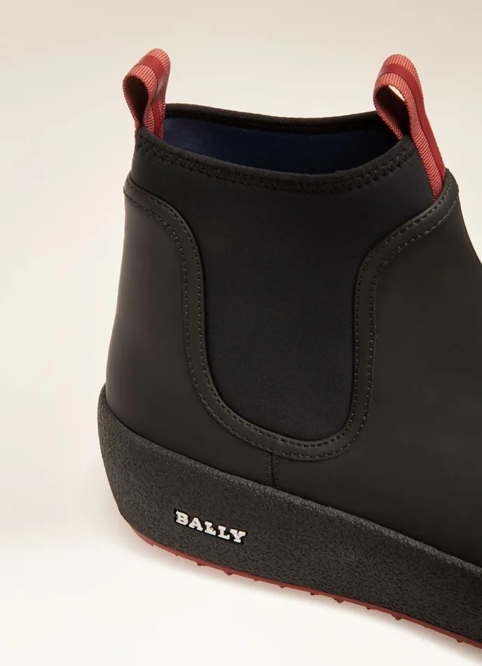 Men Bally Snow Boots Cubrid 8211 Leather Snow Boots In Black