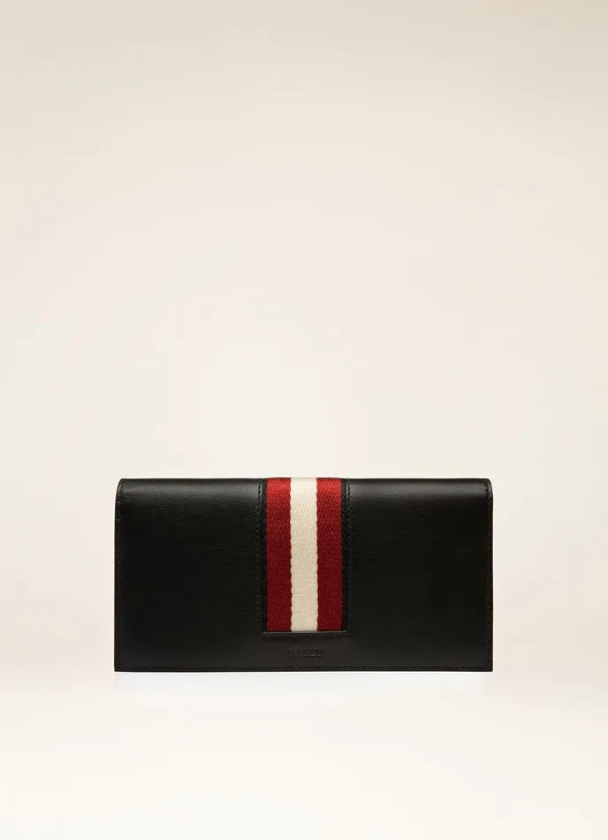 Men Bally Wallets Baliro 8211 Leather Continental Wallet In Black