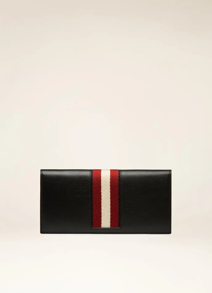 Men Bally Wallets Baliro 8211 Leather Continental Wallet In Black