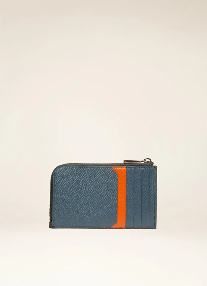 Men Bally Wallets Bord 8211 Leather Card Holder In Black