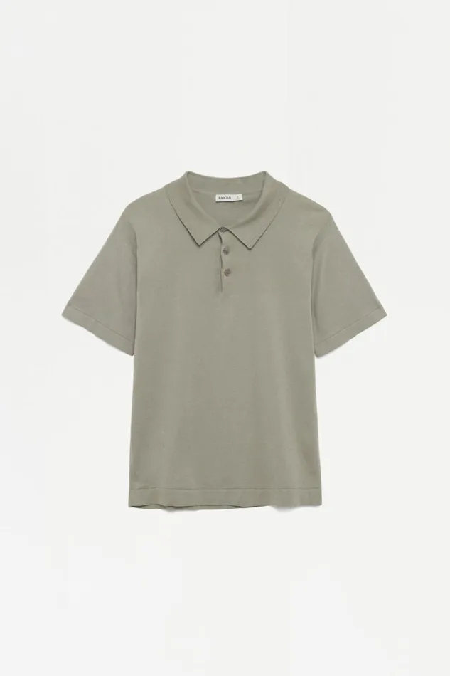 Men Barron Polo Fog Jonathan Simkhai Knitwear