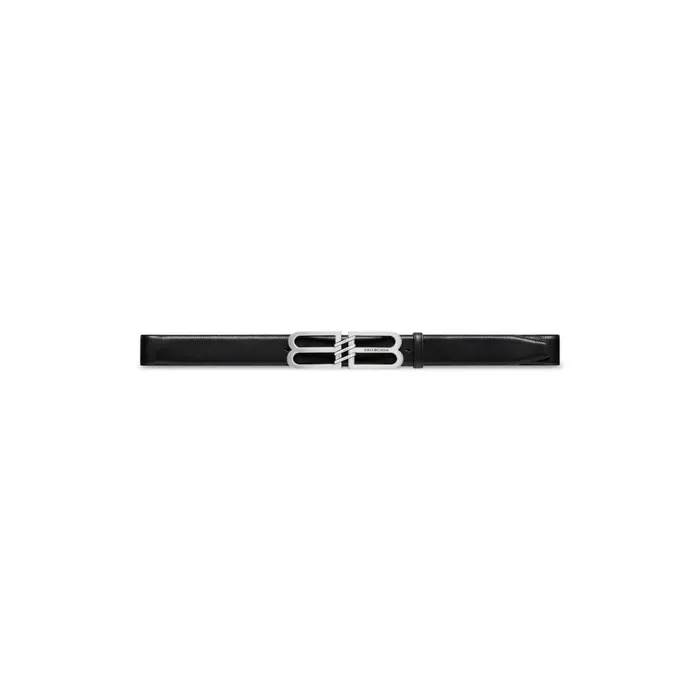 Men Belts Balenciaga Bb Signature Belt In Black