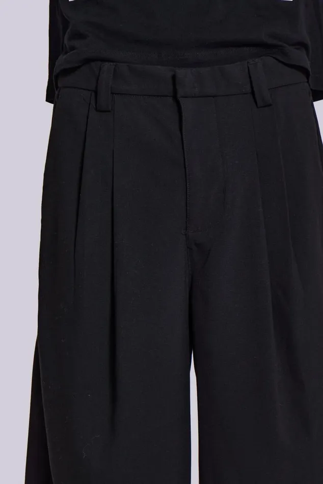 Men Black Volume Tailored Shorts Jaded London Shorts and Jorts
