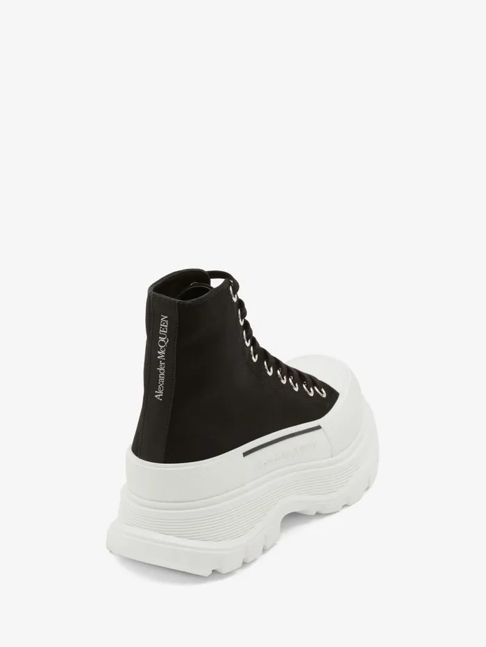 Men Boots Alexander McQueen Tread Slick Boot Blackwhite