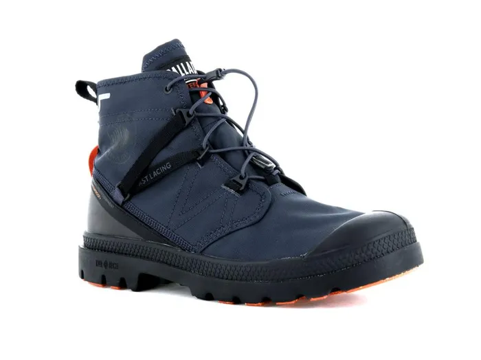 Men Boots PALLADIUM PAMPA TRAVEL LITE WATERPROOF Mood Indigo Men Boots PALLADIUM PAMPA TRAVEL LITE WATERPROOF Mood Indigo