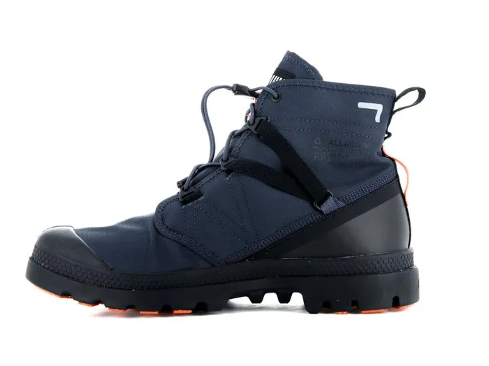 Men Boots PALLADIUM PAMPA TRAVEL LITE WATERPROOF Mood Indigo Men Boots PALLADIUM PAMPA TRAVEL LITE WATERPROOF Mood Indigo