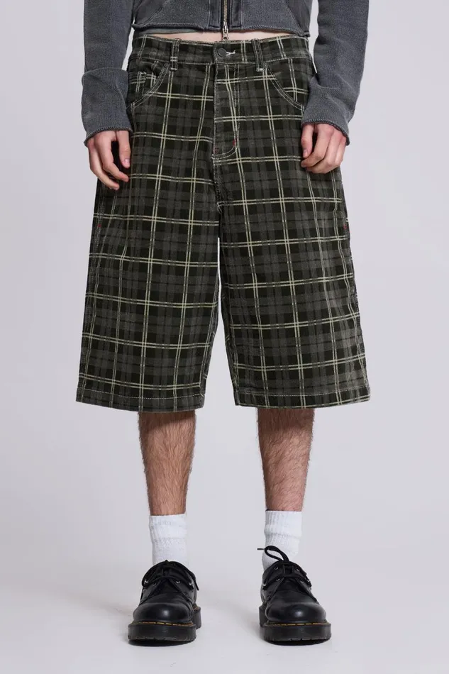 Men Brooklyn Cord Jumbo Jorts Jaded London Shorts and Jorts