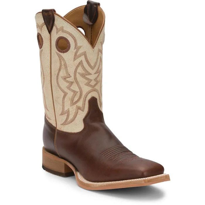 MEN Caddo 11034 Western Cognac Damiana Justin Boots Western