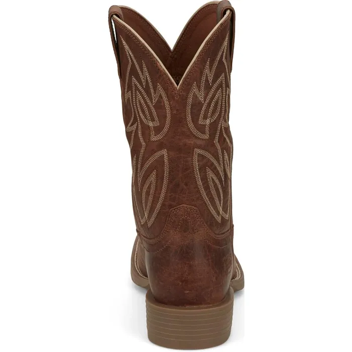 MEN Canter 11034 Western Amber Brown Justin Boots Western