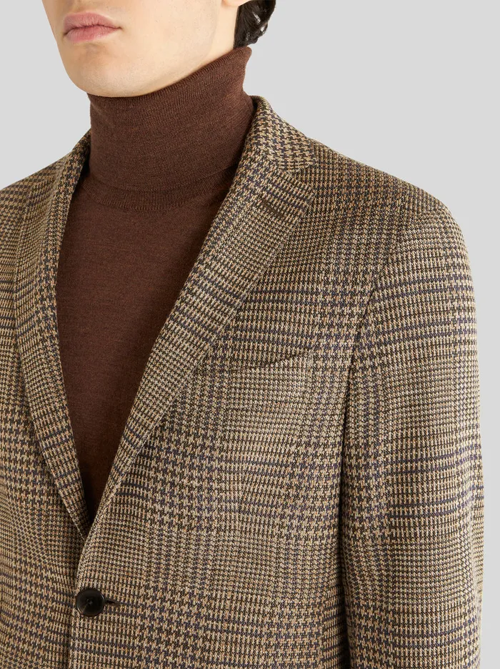 Men Check Jersey Jacket Etro Jackets