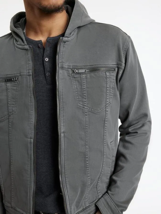 Men Coats And Jackets John Varvatos SCOTT JACKET Shark Men Coats And Jackets John Varvatos SCOTT JACKET Shark
