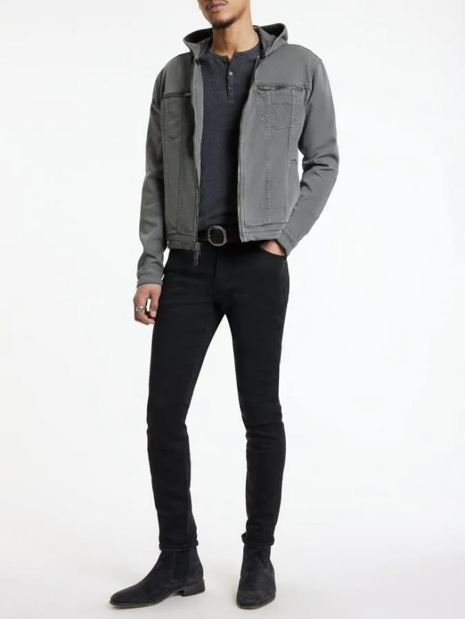 Men Coats And Jackets John Varvatos SCOTT JACKET Shark Men Coats And Jackets John Varvatos SCOTT JACKET Shark