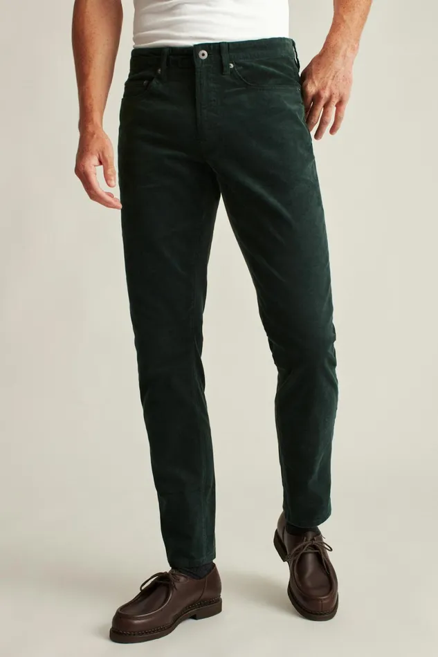 Men Corduroy 5Pocket Pants Pine Green Bonobos 5Pocket Pants