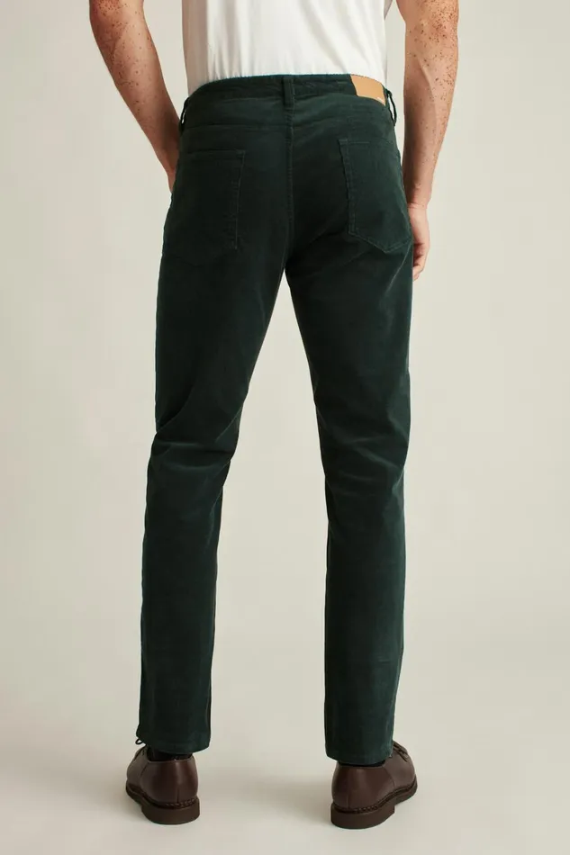 Men Corduroy 5Pocket Pants Pine Green Bonobos 5Pocket Pants