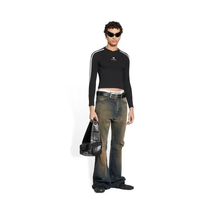 Men Crossbodies and Messengers Balenciaga Superbusy Small Sling Bag In Black