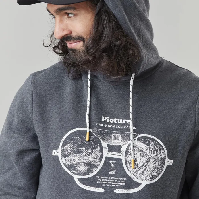 Men DandS GLASSES HOODIE Picture Organic Clothing Sweats and Hoodies