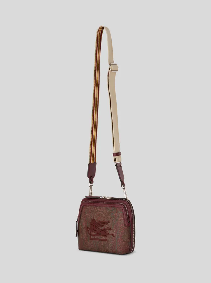 Men Essential Crossbody Bag With Embroidered Pegaso Etro Essential