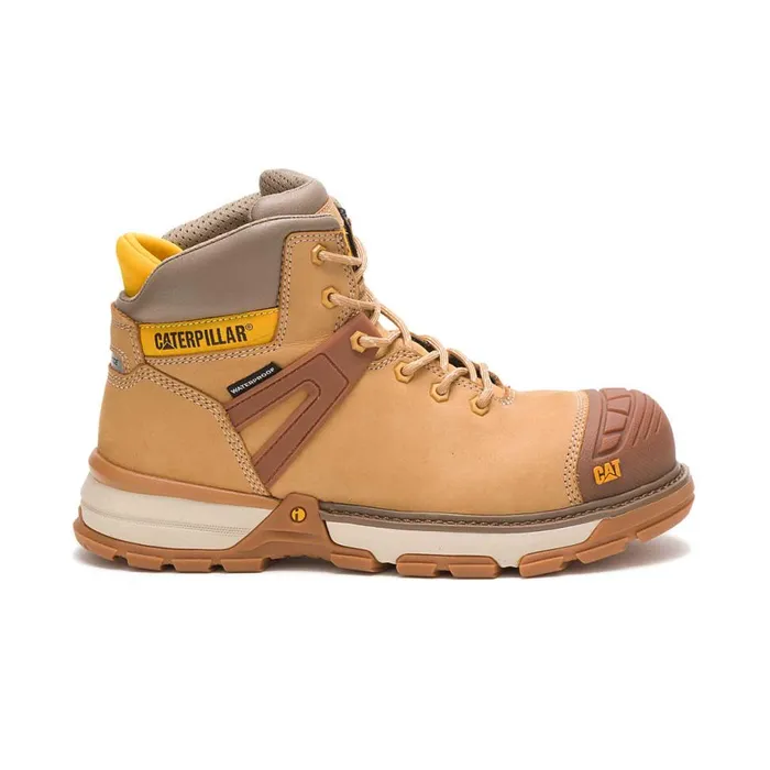 Men Excavator Superlite Waterproof Carbon Composite Toe Work Boot Cat Footwear Boots