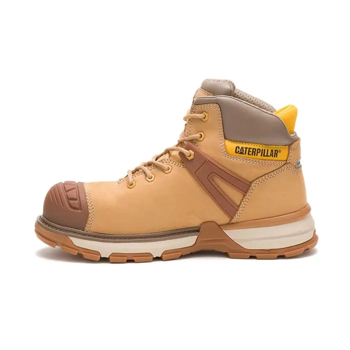Men Excavator Superlite Waterproof Carbon Composite Toe Work Boot Cat Footwear Boots