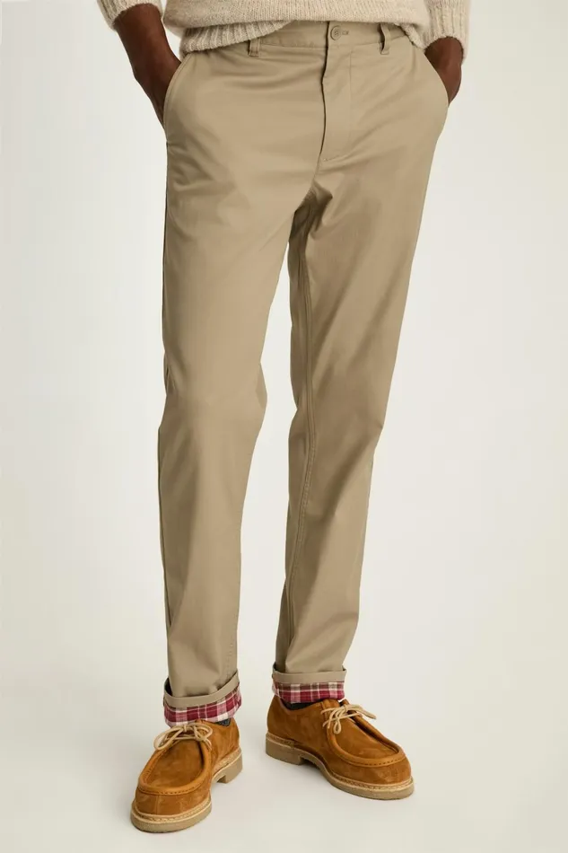 Men Fireside Flannel Lined Chinos Winter Khaki Bonobos Chinos