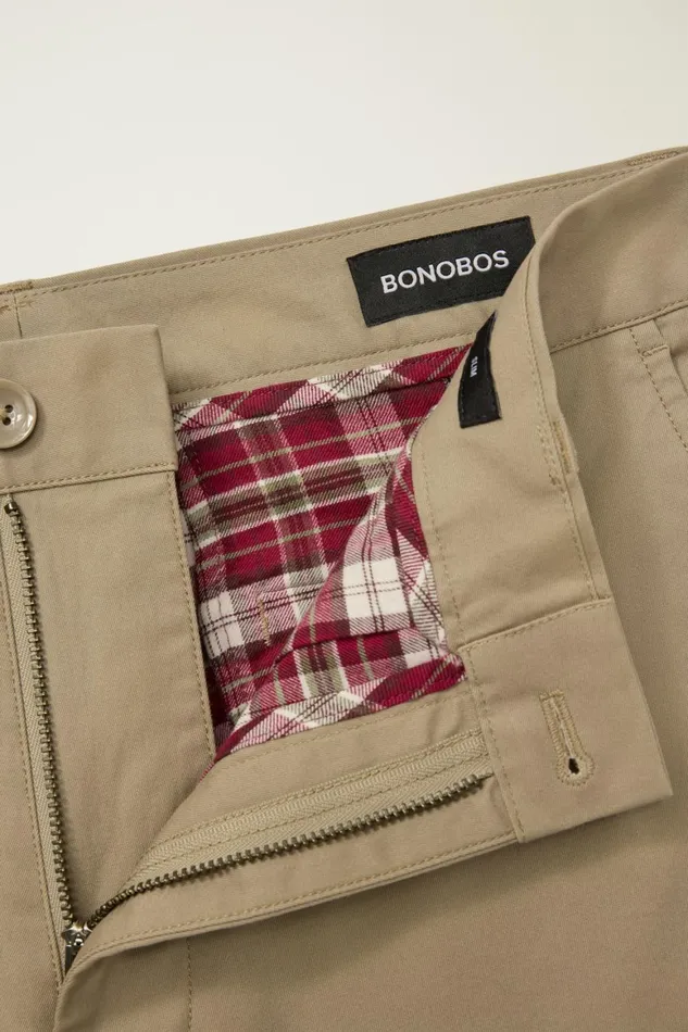 Men Fireside Flannel Lined Chinos Winter Khaki Bonobos Chinos