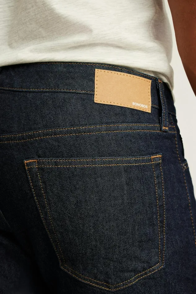 Men Fireside Flannel Lined Jean Resin Rinse Bonobos Jeans