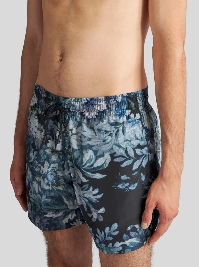 Men Floral Swim Shorts Etro Beachwear