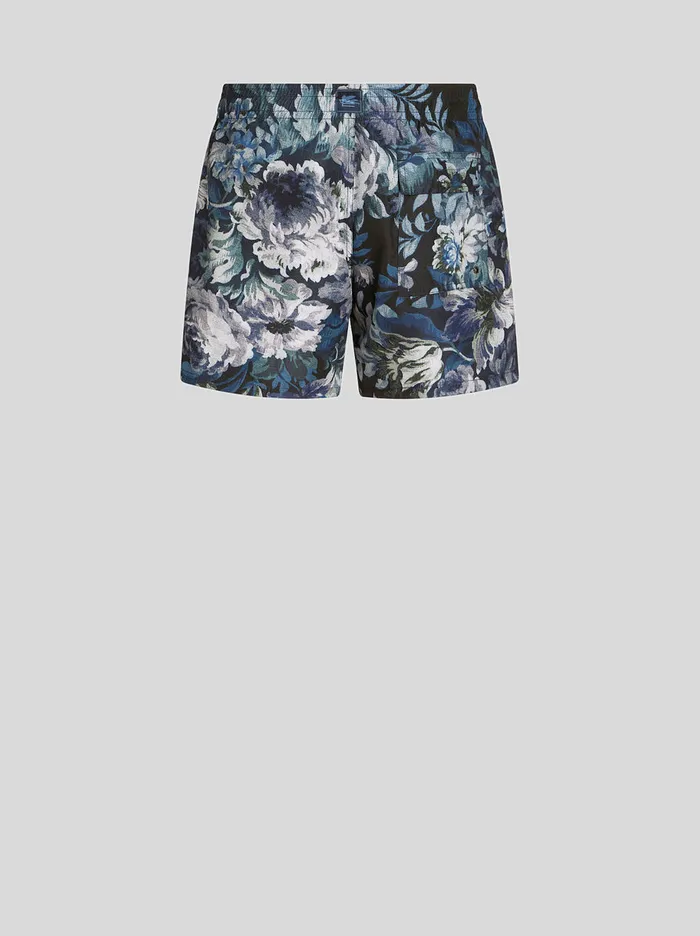 Men Floral Swim Shorts Etro Beachwear
