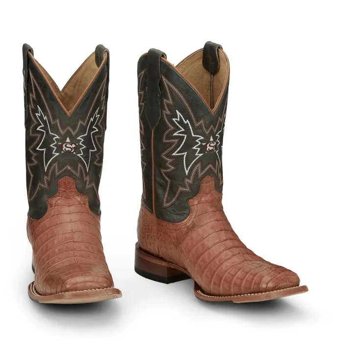 MEN Haggard 11034 Caiman Tan Justin Boots Western