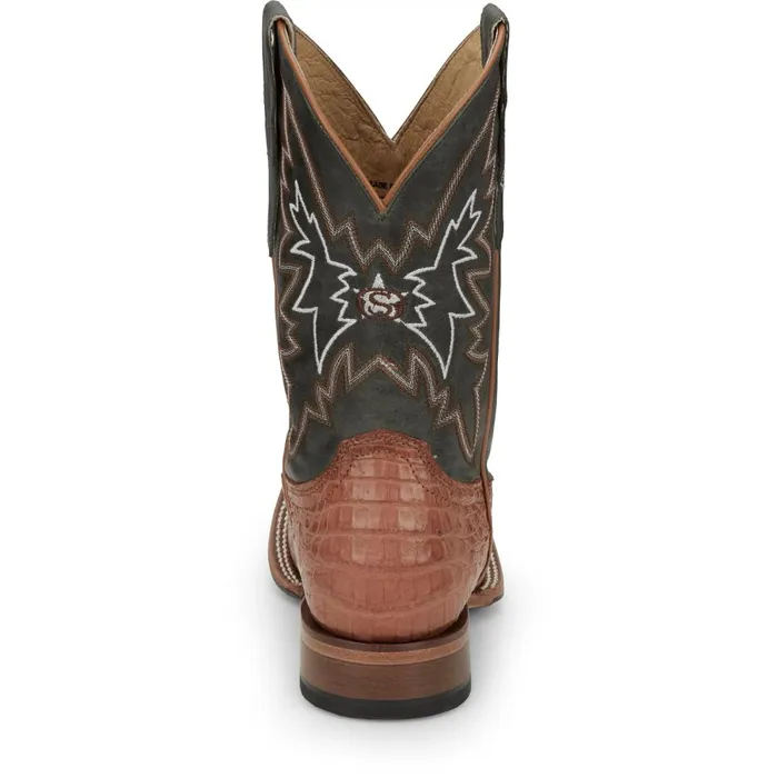 MEN Haggard 11034 Caiman Tan Justin Boots Western
