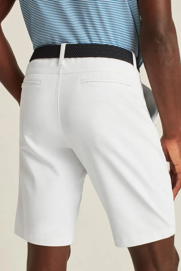 Men Highland Tour Golf Shorts Brilliant White Bonobos Golf Shorts