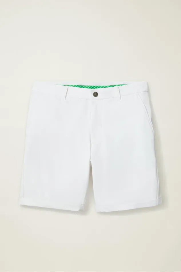 Men Highland Tour Golf Shorts Brilliant White Bonobos Golf Shorts