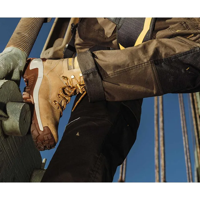 Men Invader Hi Steel Toe Work Boot Cat Footwear Boots