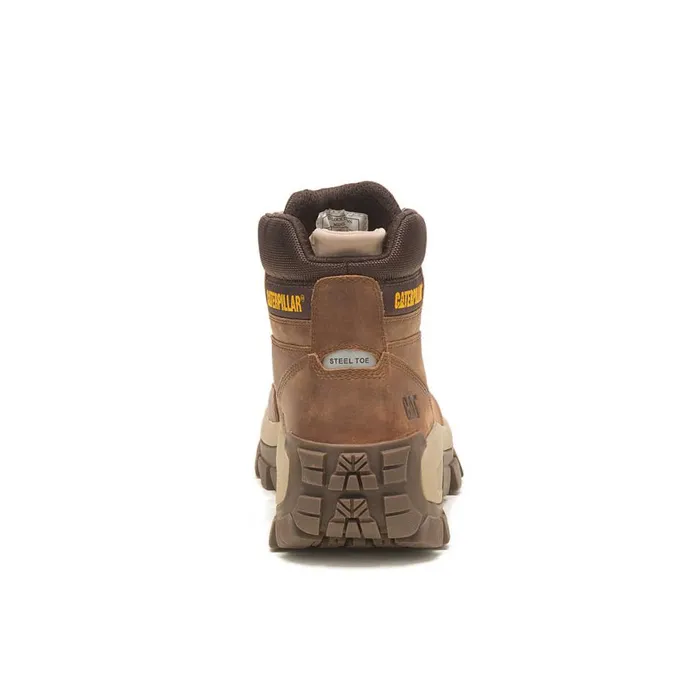 Men Invader Hi Steel Toe Work Boot Cat Footwear Boots