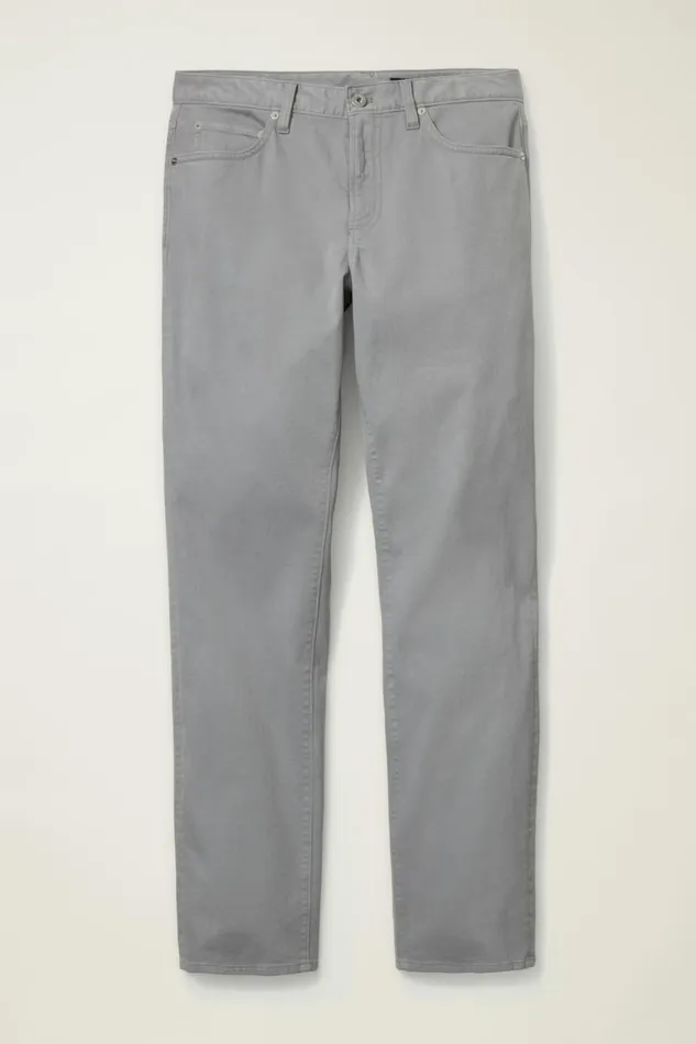 Men Italian Brushed 5Pocket Pants Monument Grey Bonobos Jeans