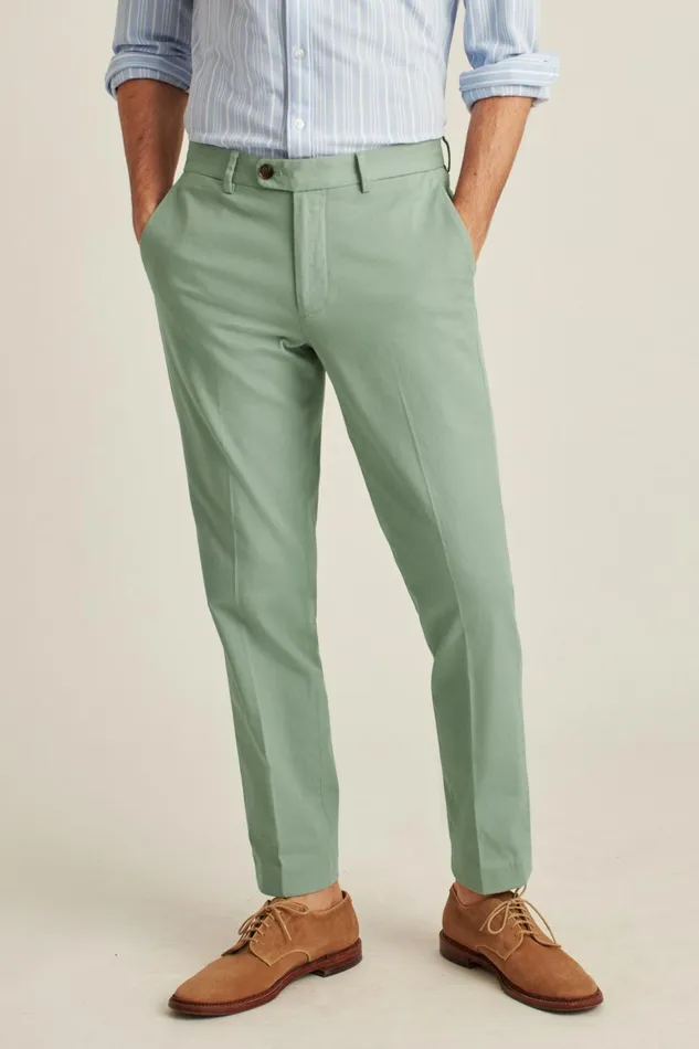 Men Italian Stretch Chinos Dusty Sage Bonobos Chinos