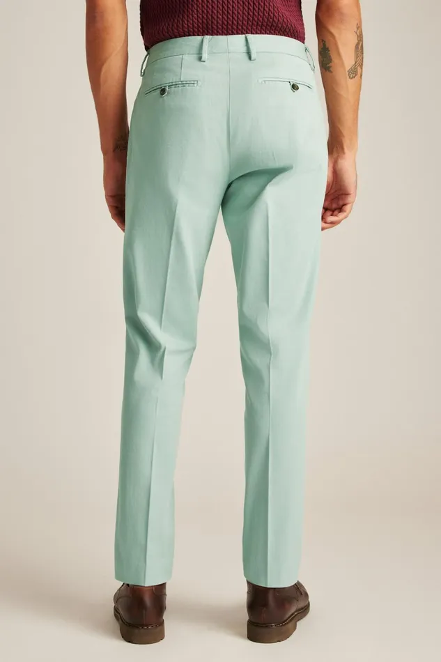Men Italian Stretch Chinos Mint Green Bonobos Chinos