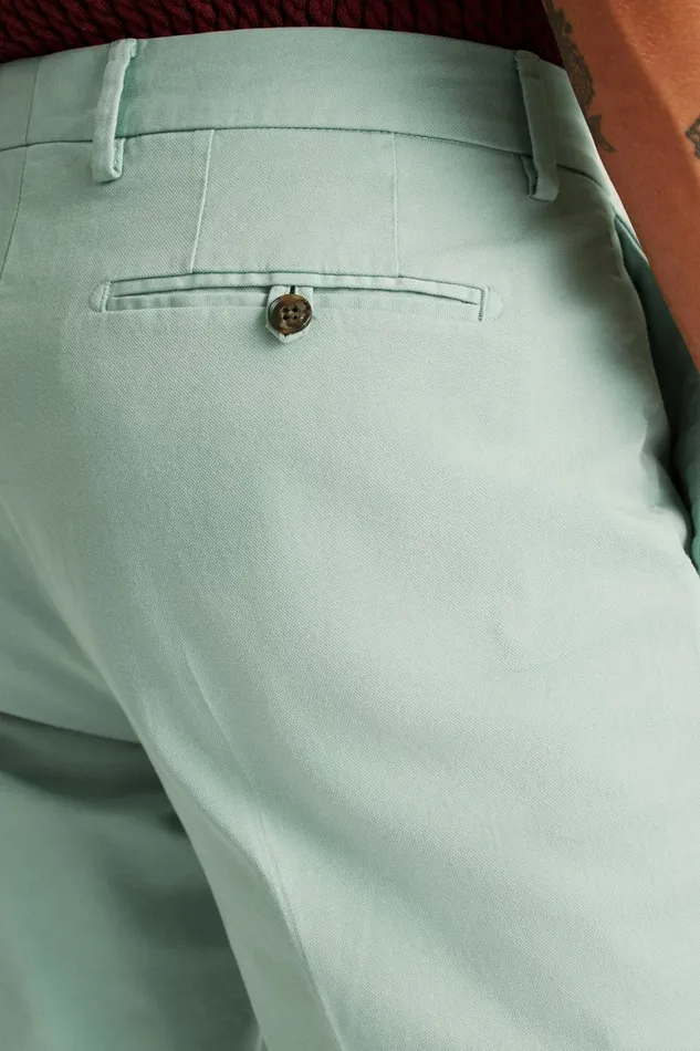 Men Italian Stretch Chinos Mint Green Bonobos Chinos