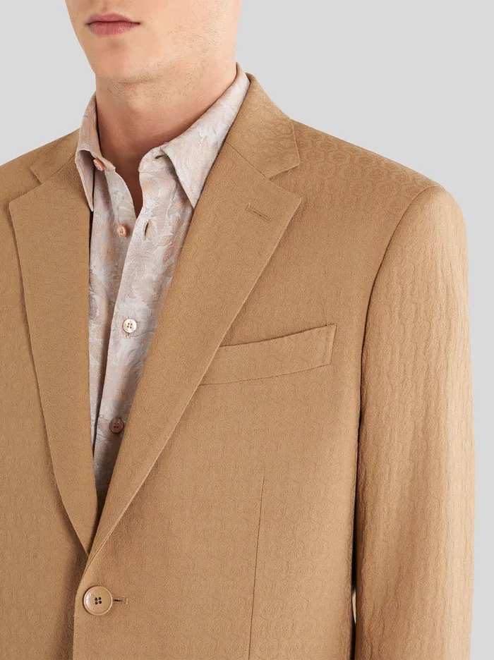 Men Jacquard Jacket With Tie Print Designs Etro Jackets