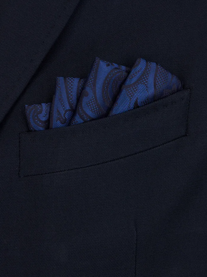 Men Jacquard Silk Pocket Square Etro Ties And Pocket Squares