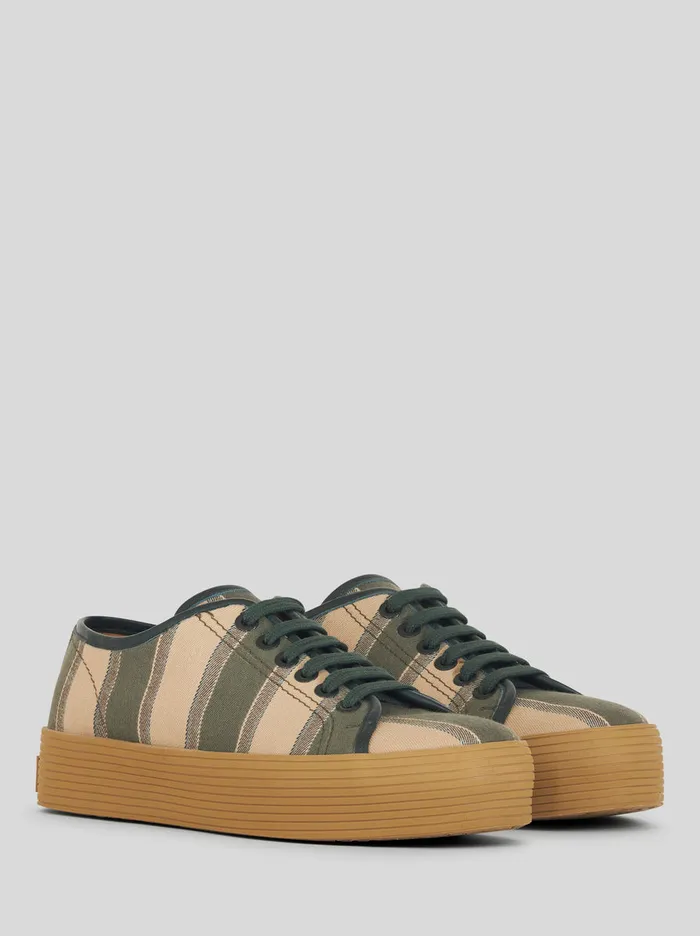 Men Jacquard Striped Sneakers Etro Sneakers