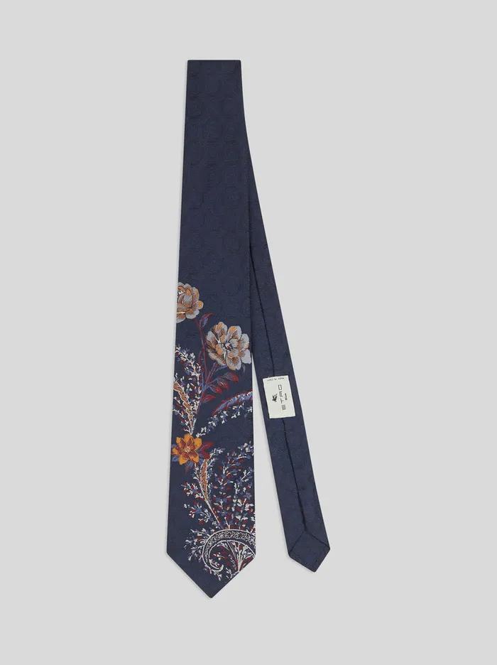 Men Jacquard Tie Etro Ties And Pocket Squares