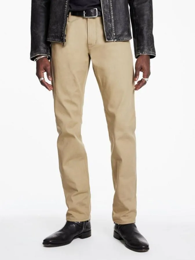 Men Jeans John Varvatos J701 8211 SELVEDGE JEANS Light Khaki