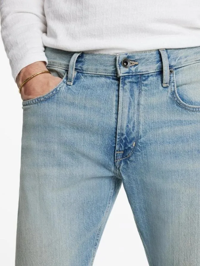 Men Jeans John Varvatos J701 8211 SUN BLEACHED DENIM Blue