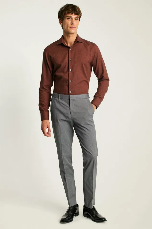 Men Jetsetter Premium Merino Dress Shirt Rust Bonobos Formal Dress Shirts