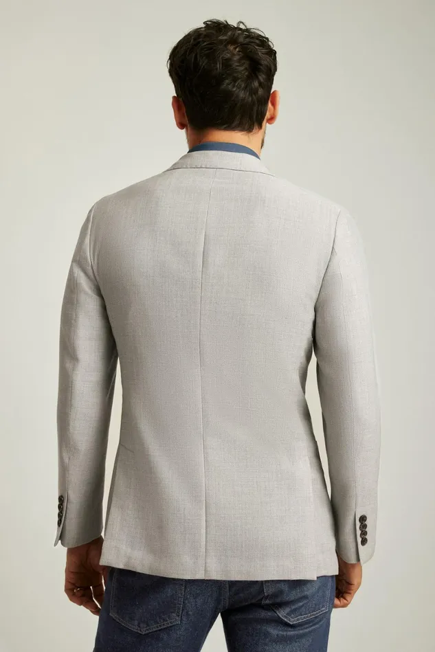Men Jetsetter Unconstructed Italian Wool Blazer Light Grey Bonobos Blazers and Sport Coats
