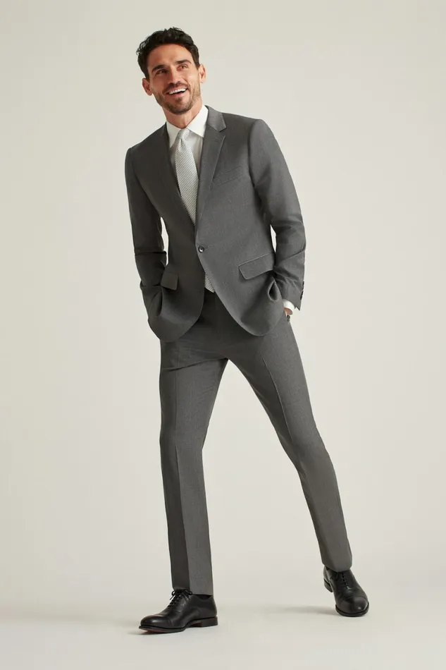 Men Jetsetter Wool Blazer Grey Bonobos Blazers and Sport Coats