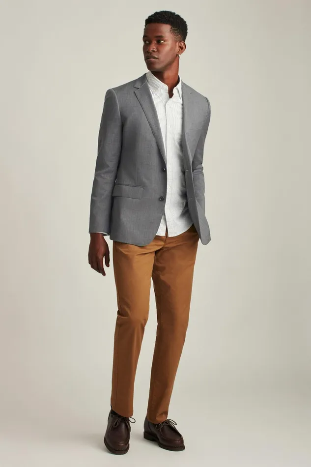Men Jetsetter Wool Blazer Grey Bonobos Blazers and Sport Coats